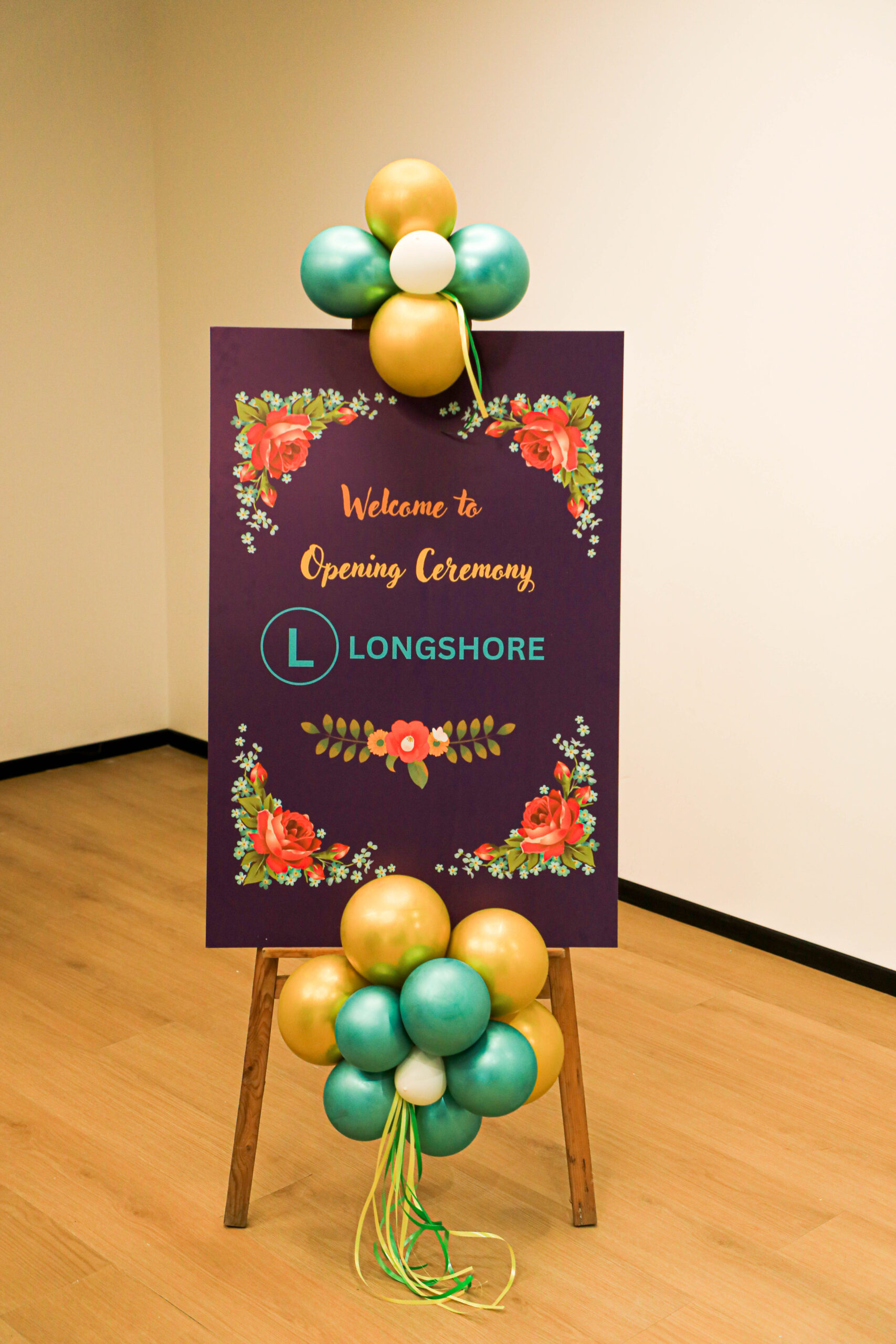 Chennai Development Centre inauguration welcome board